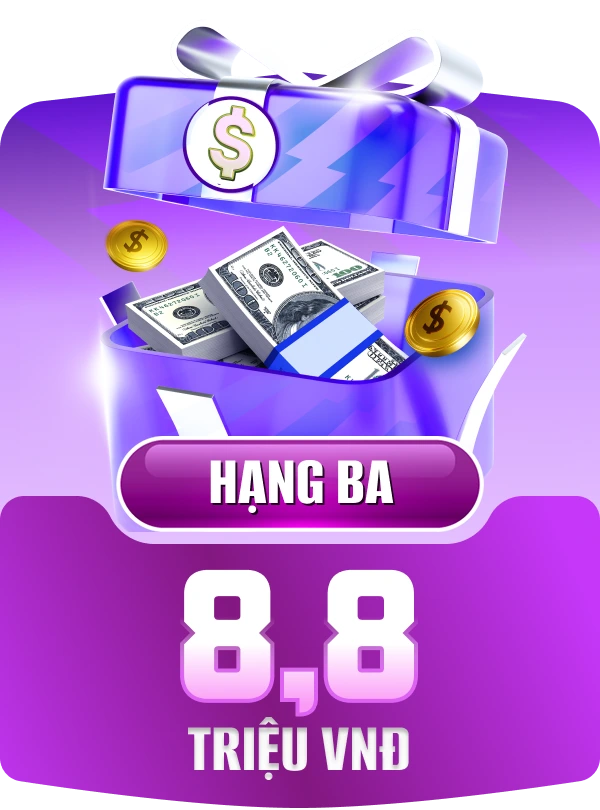 Hạng ba 8,8 triệu VNĐ